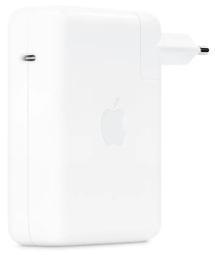 На фото изображено Сетевое зарядное устройство Apple USB-C, 140W, белый