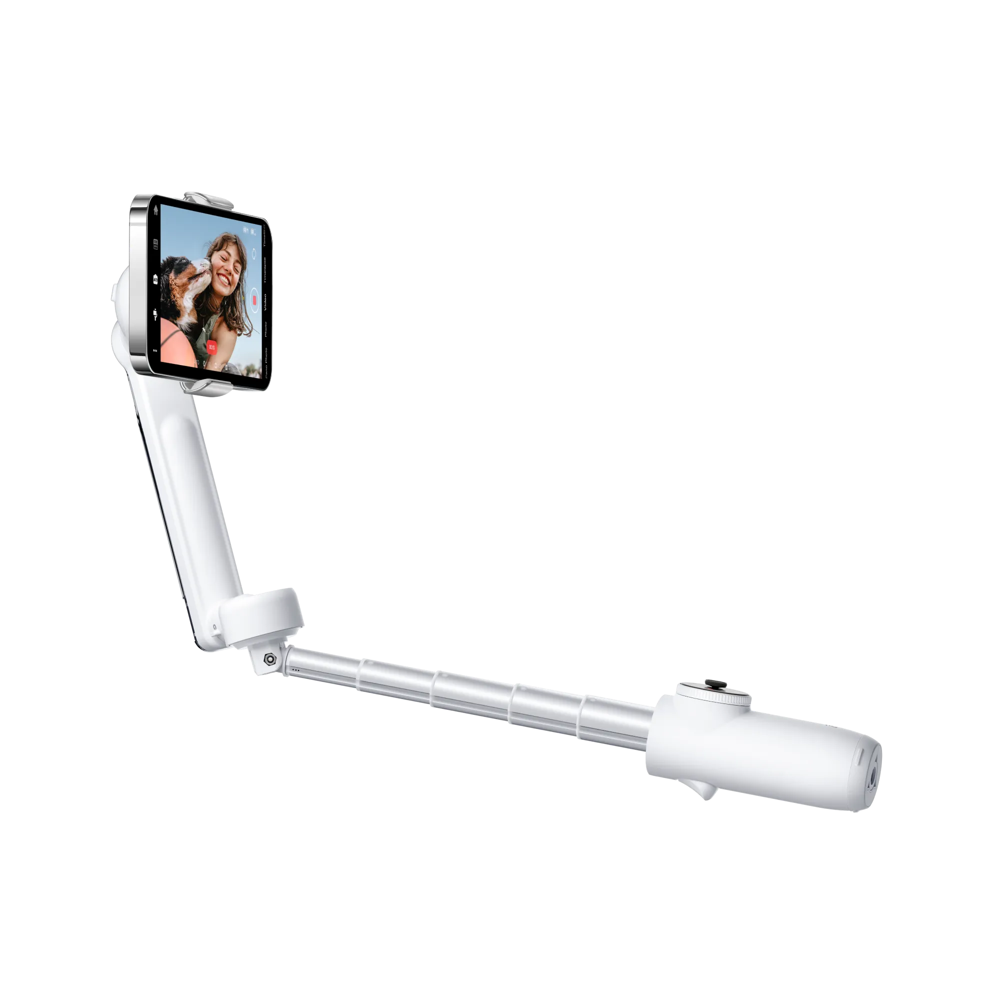 На фото изображено Стабилизатор Insta360 Flow, белый