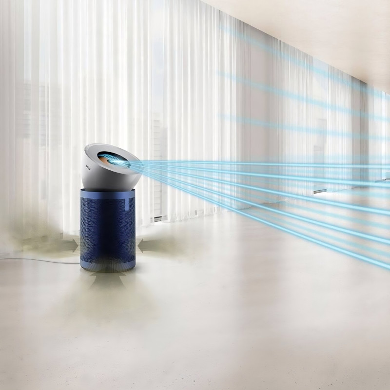 На фото изображено Dyson BP03 Blue/Silver