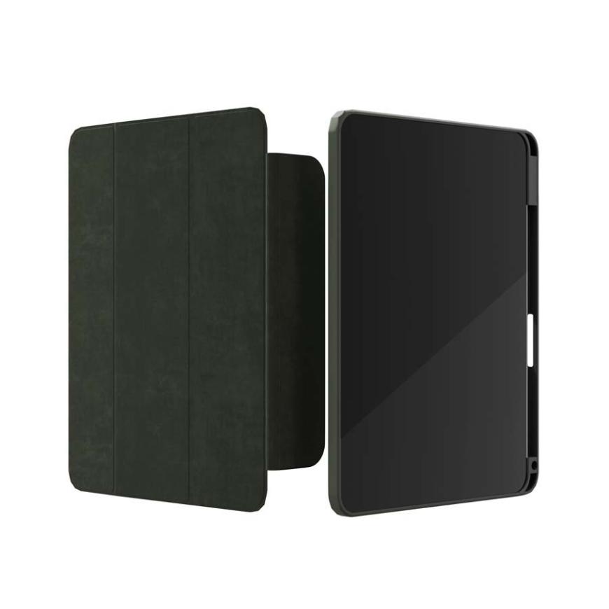 На фото изображено Защитный чехол VLP Split Folio для Apple iPad Air 11 (M2), зелёный