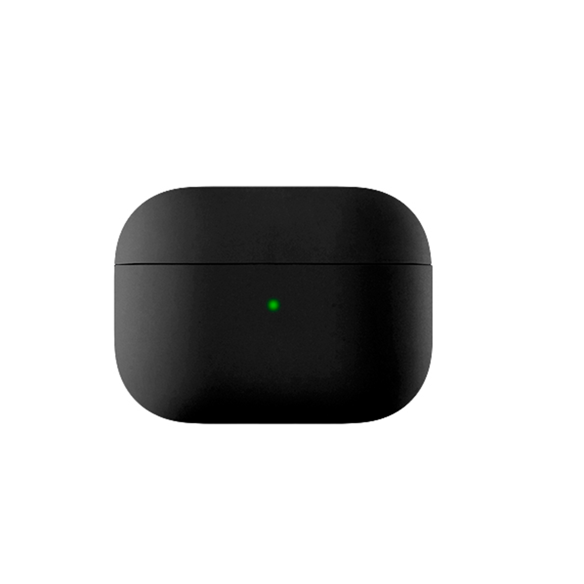 На фото изображено Ультратонкий силиконовый чехол uBear Touch Case for AirPods Pro, чёрный
