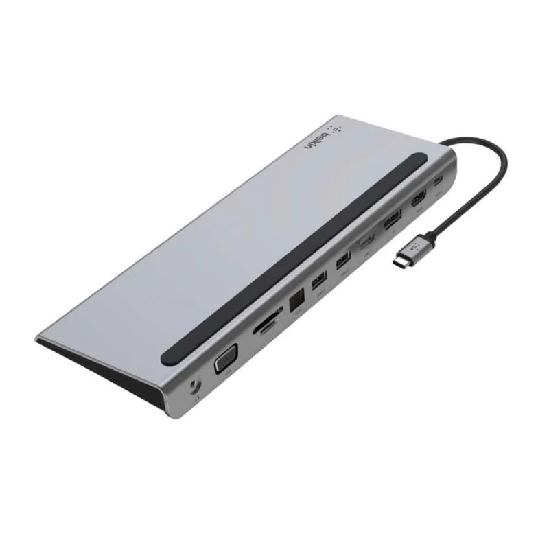 Фото Док-станция Belkin Connect USB-C 11-in-1 Multiport Dock, серый Фото Док-станция Belkin Connect USB-C 11-in-1 Multiport Dock, серый