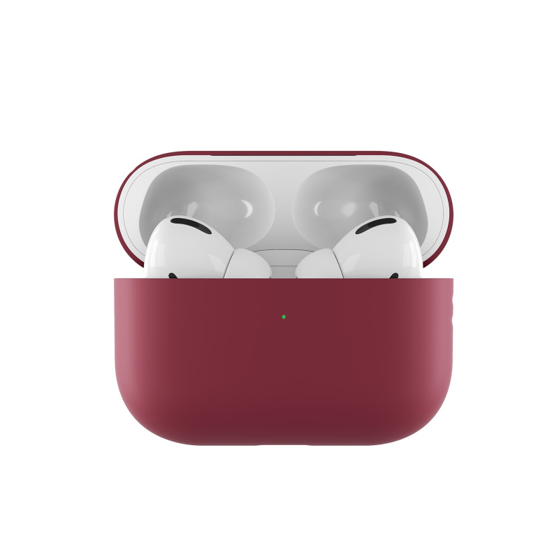 Фото Ультратонкий силиконовый чехол uBear Touch Case AirPods Pro 2 / Pro, тёмно-фиолетовый На фото изображено Ультратонкий силиконовый чехол uBear Touch Case AirPods Pro 2 / Pro, тёмно-фиолетовый