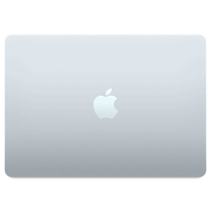 На фото изображено Apple MacBook Air 13" (M5, 10C / 10C, 2026) 24 ГБ, 512 ГБ SSD, Небесно-голубой