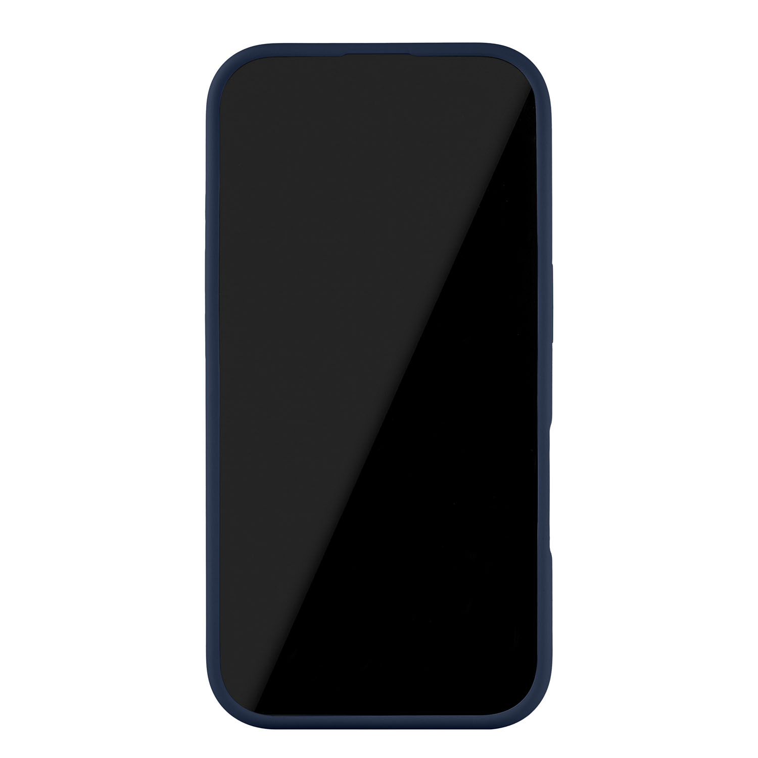 На фото изображено Чехол защитный uBear Touch Mag Case для iPhone 16, темно-синий