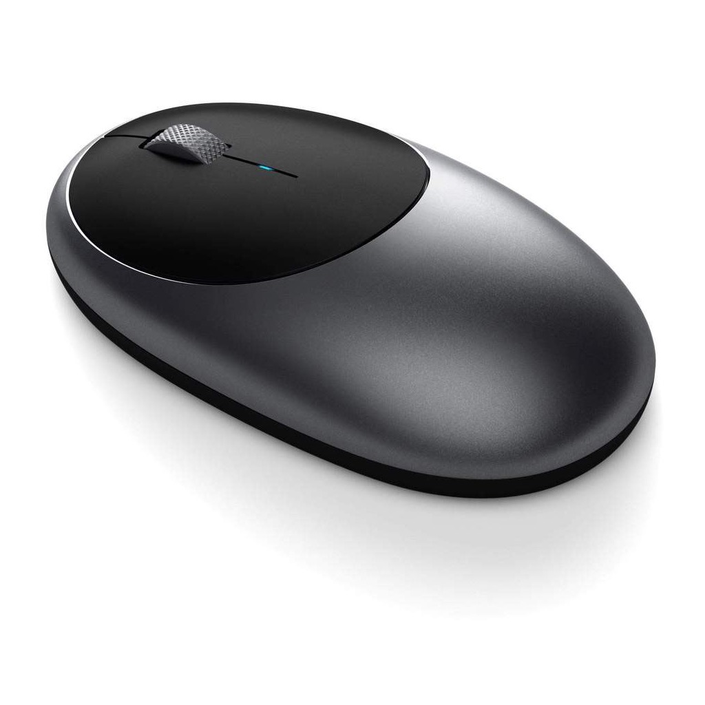 На фото изображено Беспроводная компьютерная мышь Satechi M1 Bluetooth Wireless Mouse, серый космос