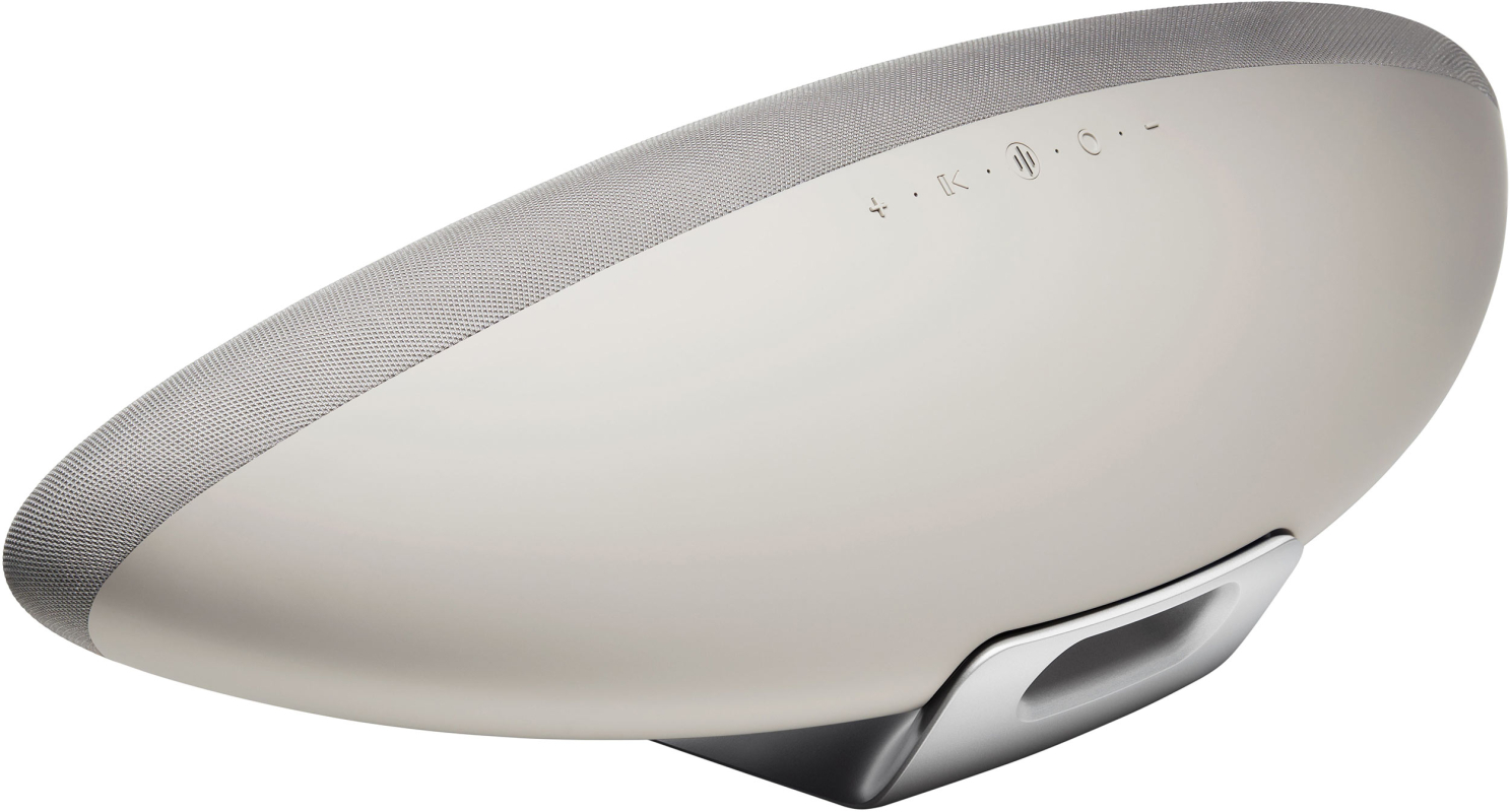 На фото изображено Акустическая система Bowers & Wilkins Zeppelin, серый
