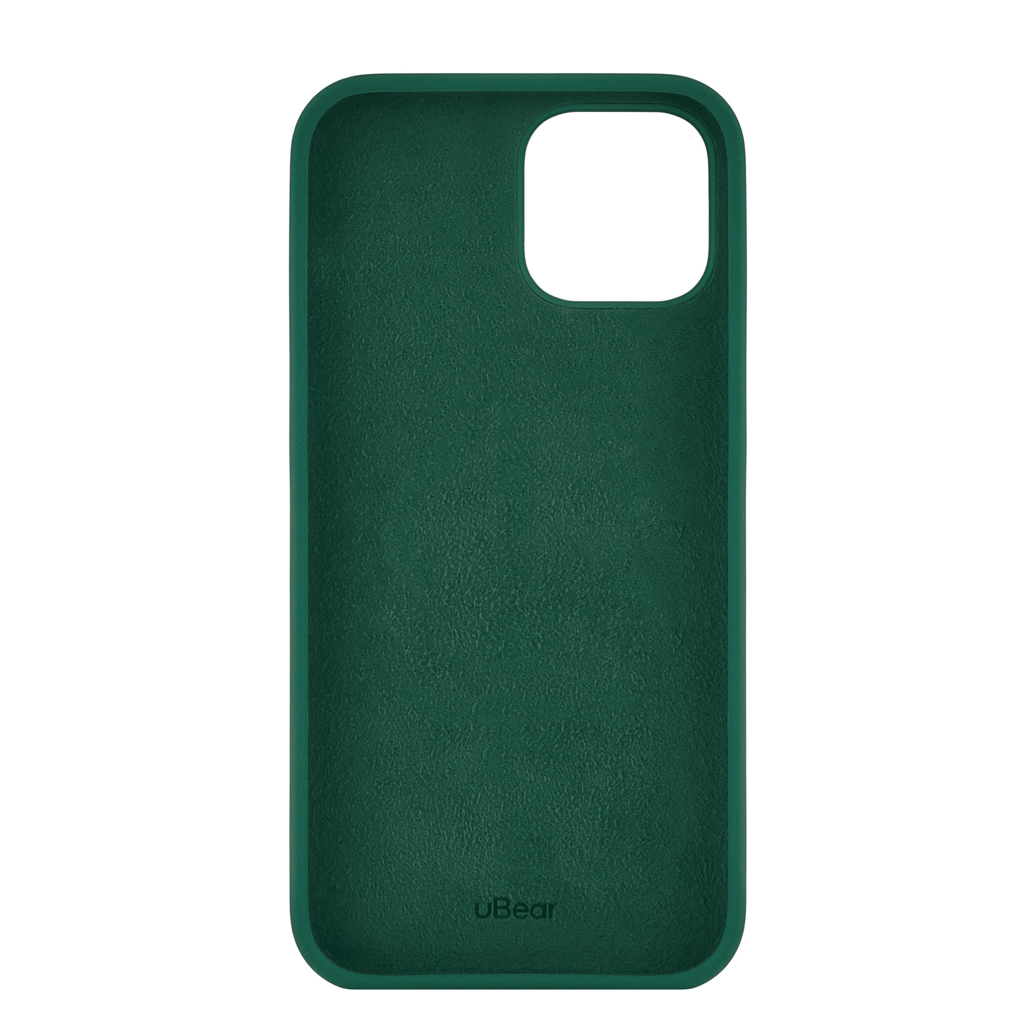 На фото изображено Чехол защитный uBear Touch Case для iPhone 14, зелёный