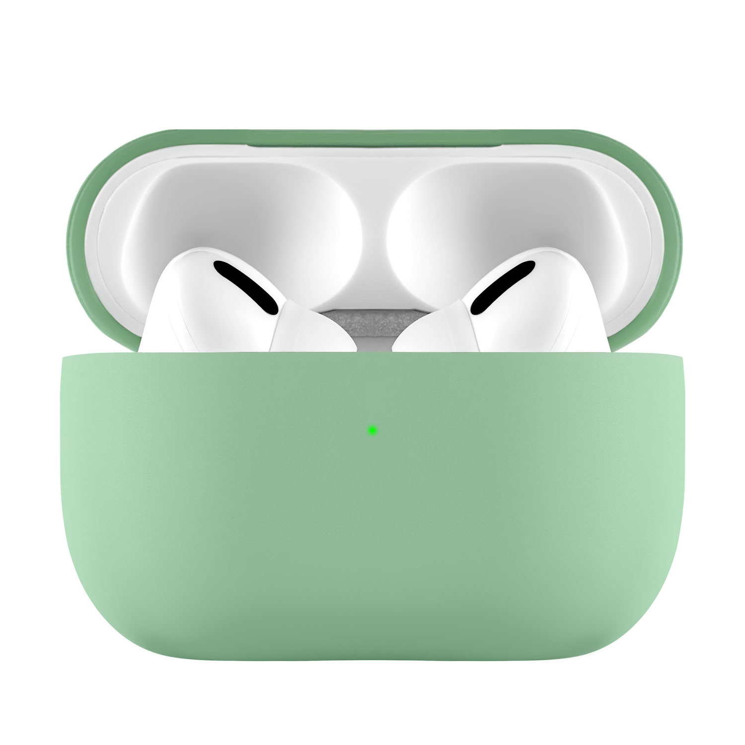 На фото изображено Защитный чехол AirPods Pro Touch Pro Silicone Case, ментол