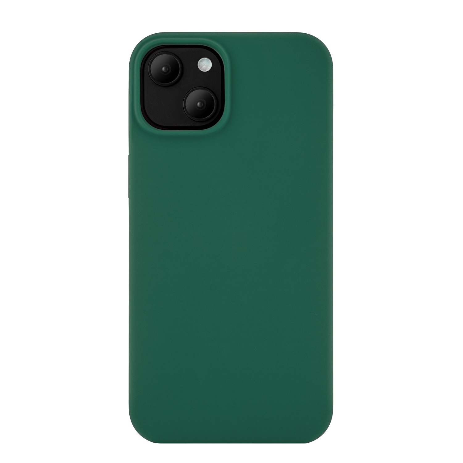 На фото изображено Чехол защитный uBear Touch Mag Case для iPhone 14, зелёный