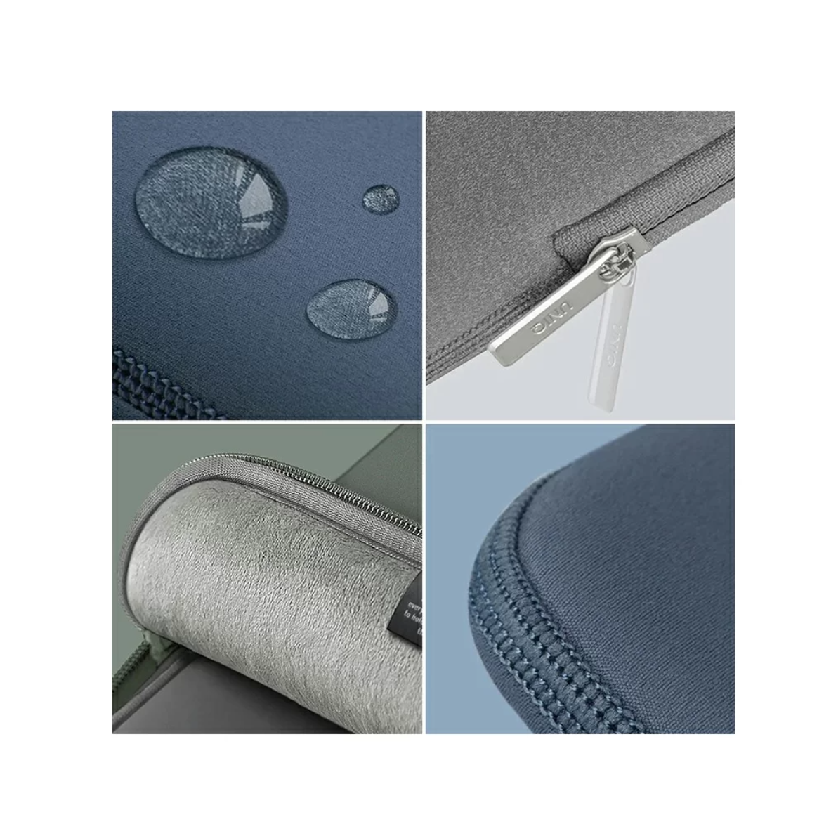 На фото изображено Чехол-сумка Uniq для ноутбуков 14" Cyprus Neoprene Laptop sleeve, розовый