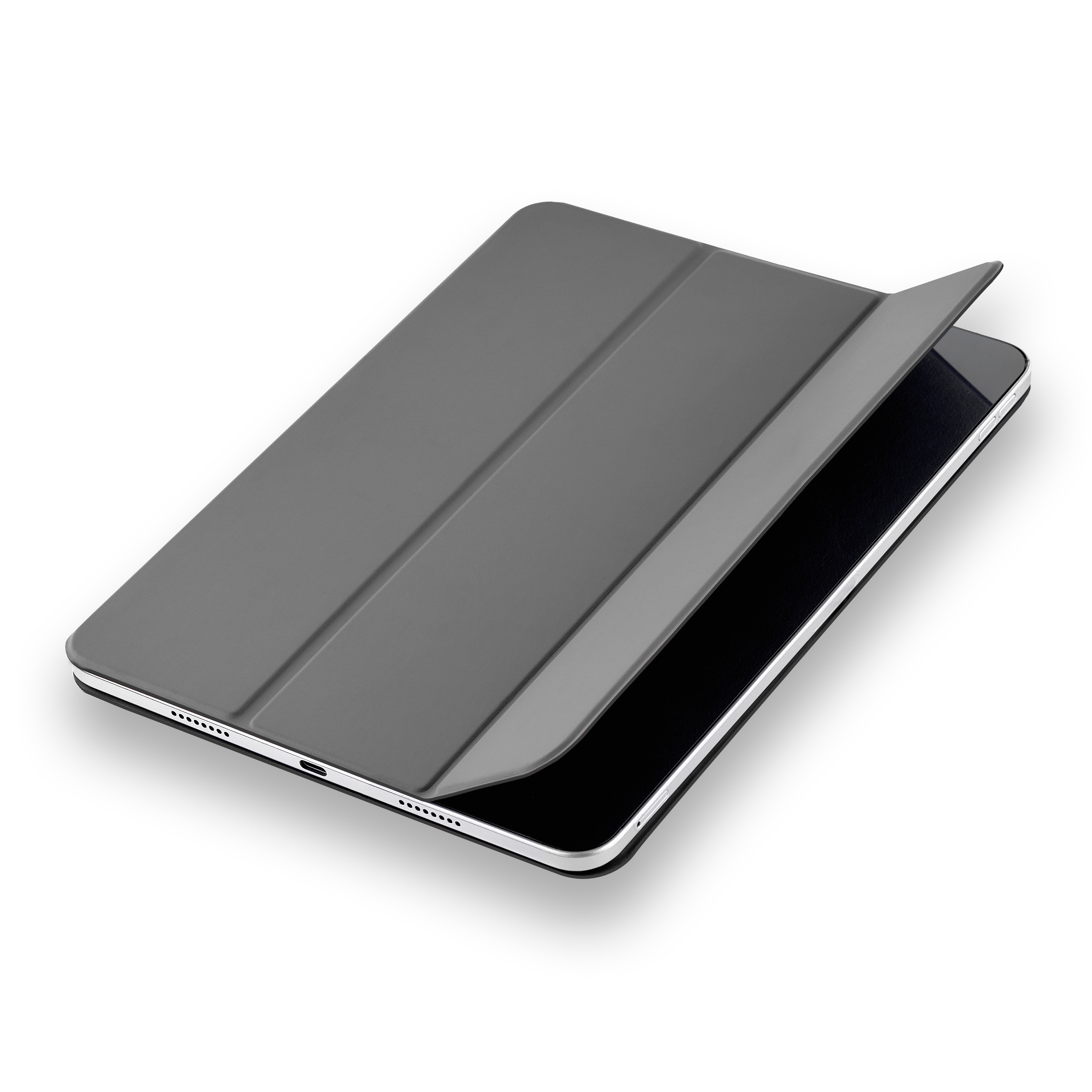 На фото изображено Чехол uBear Touch case для iPad Pro 11”, серый