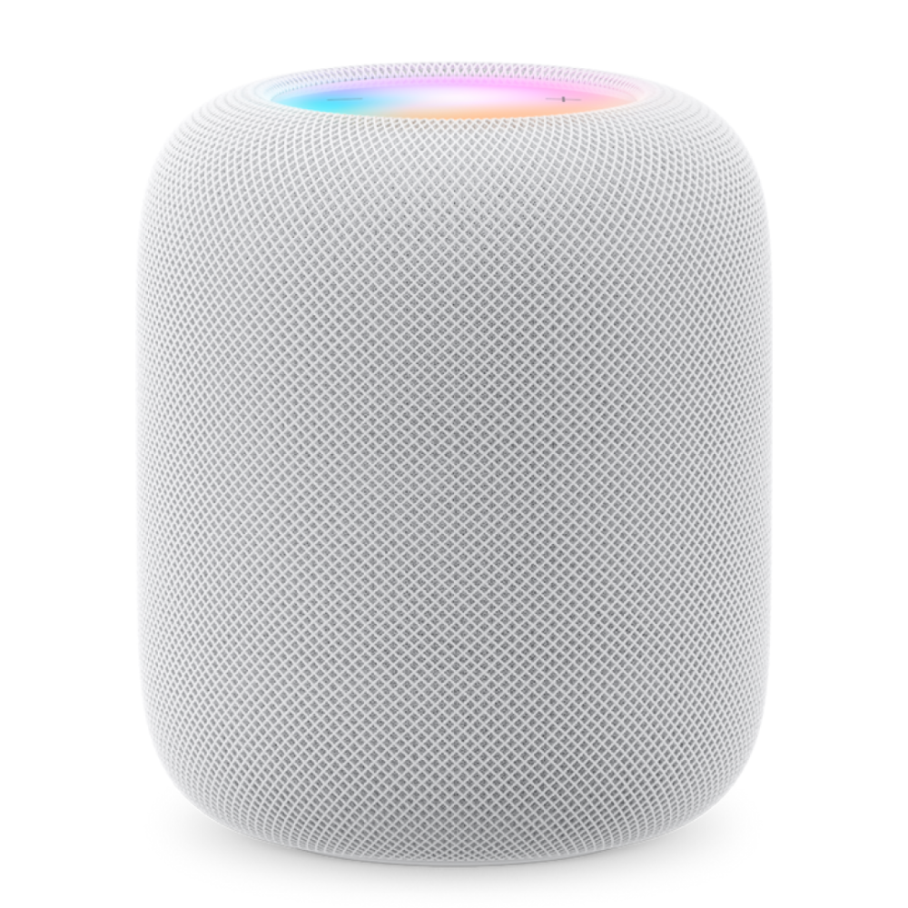 На фото изображено Умная колонка Apple HomePod, Белый