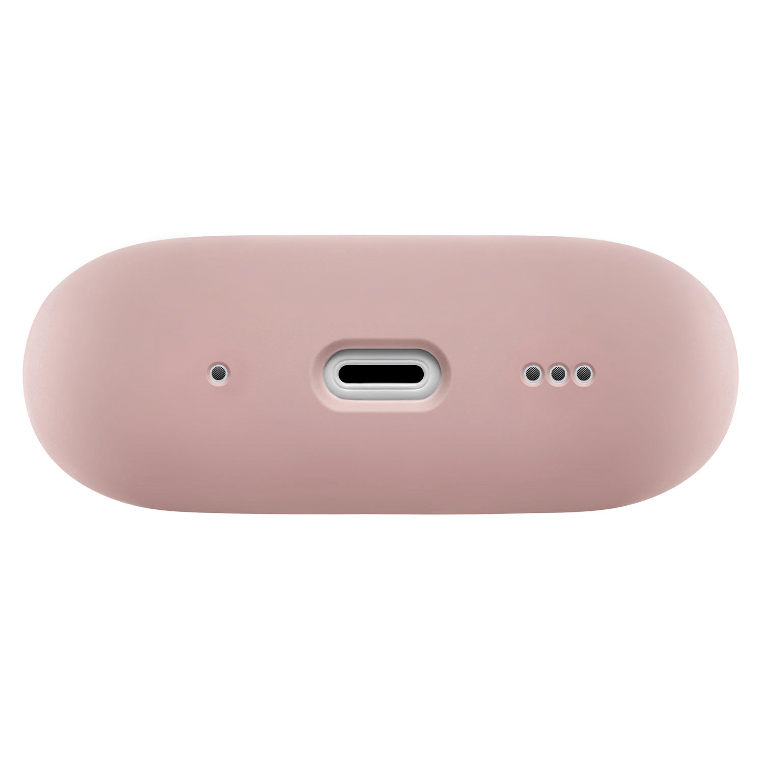 На фото изображено Защитный чехол uBear AirPods Pro 2 Touch Pro Silicone Case, розовый