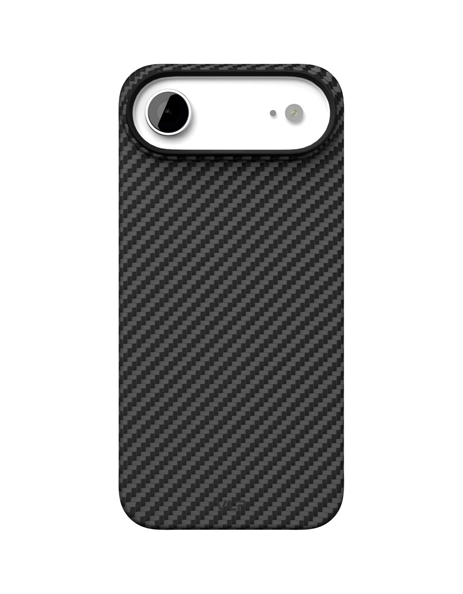 Фото Чехол защитный VLP Kevlar Case с MagSafe для iPhone Air, черный На фото изображено Чехол защитный VLP Kevlar Case с MagSafe для iPhone Air, черный