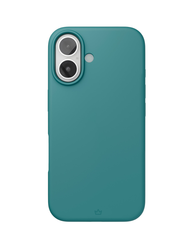 На фото изображено Чехол защитный VLP Aster Case с MagSafe для iPhone 16, зеленый