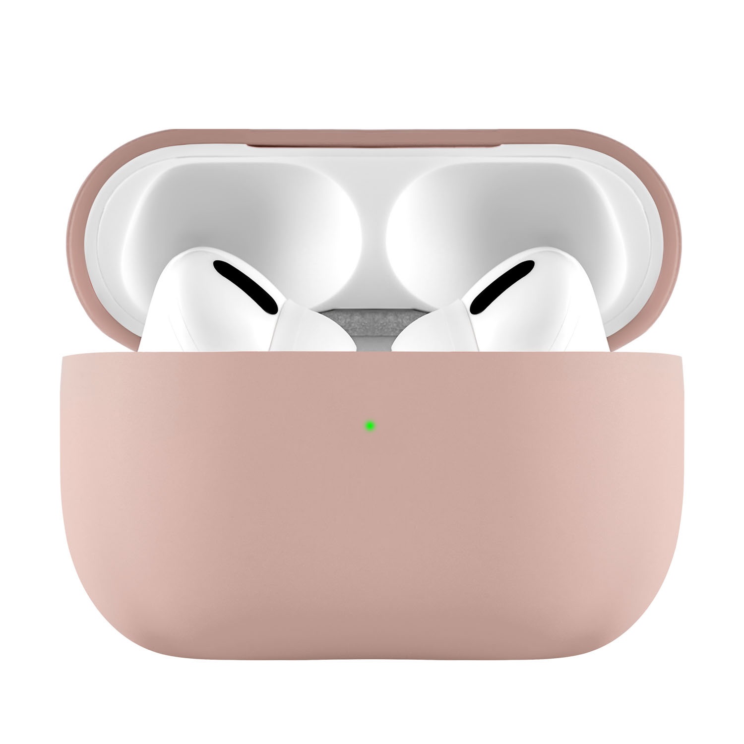 На фото изображено Защитный чехол AirPods Pro Touch Pro Silicone Case, розовый