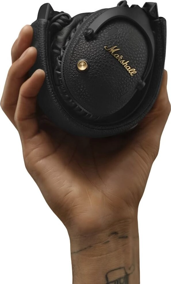 На фото изображено Беспроводные наушники Marshall Monitor 3, Чёрный