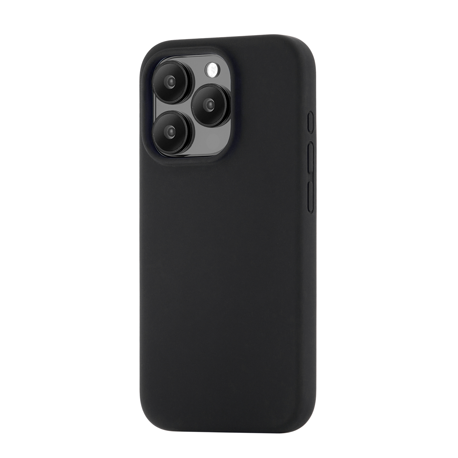На фото изображено Чехол защитный uBear Touch Mag Case для iPhone 15 Pro, черный