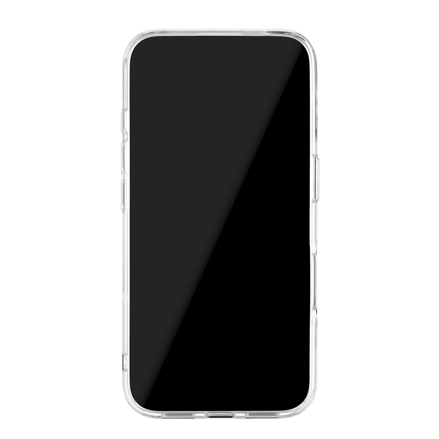 На фото изображено Чехол защитный uBear Real Case для iPhone 16, усиленный, прозрачный