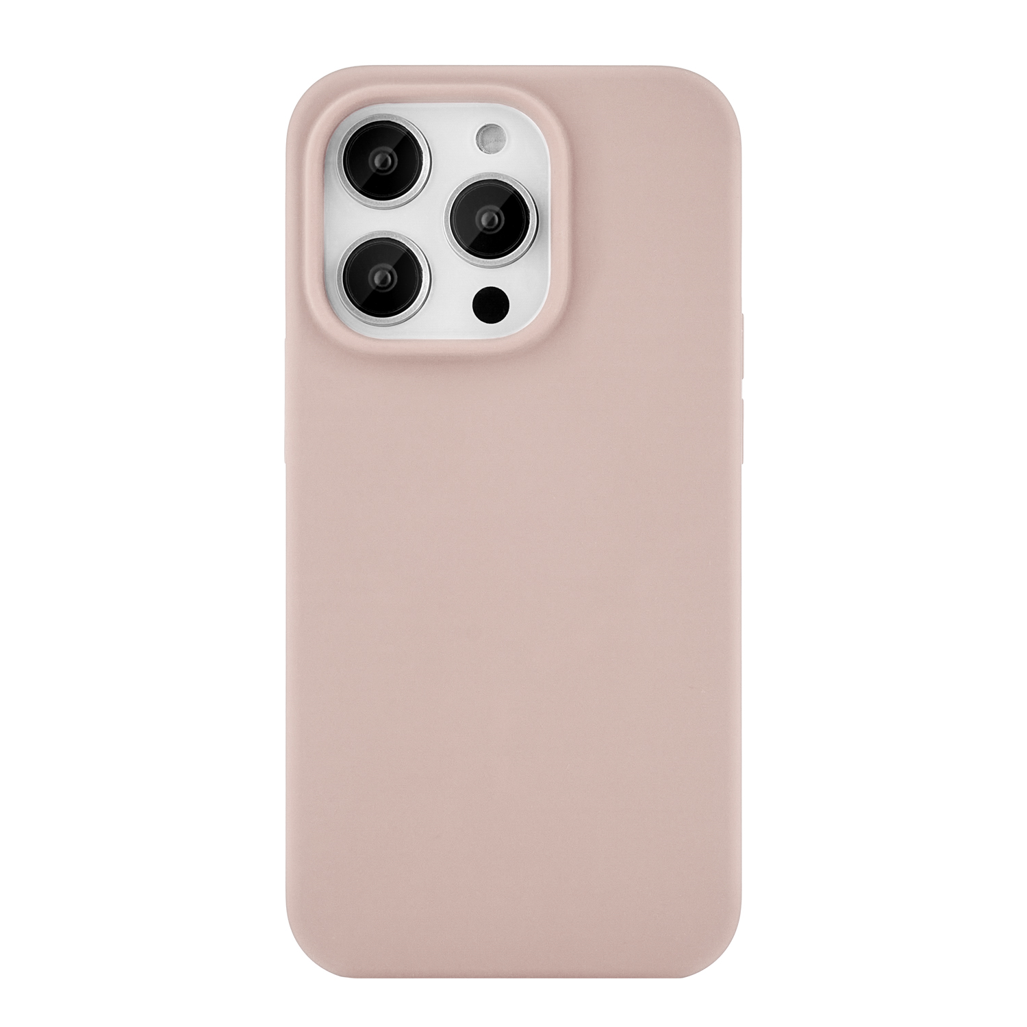 На фото изображено Чехол защитный uBear Touch Mag Case для iPhone 14 Pro, розовый