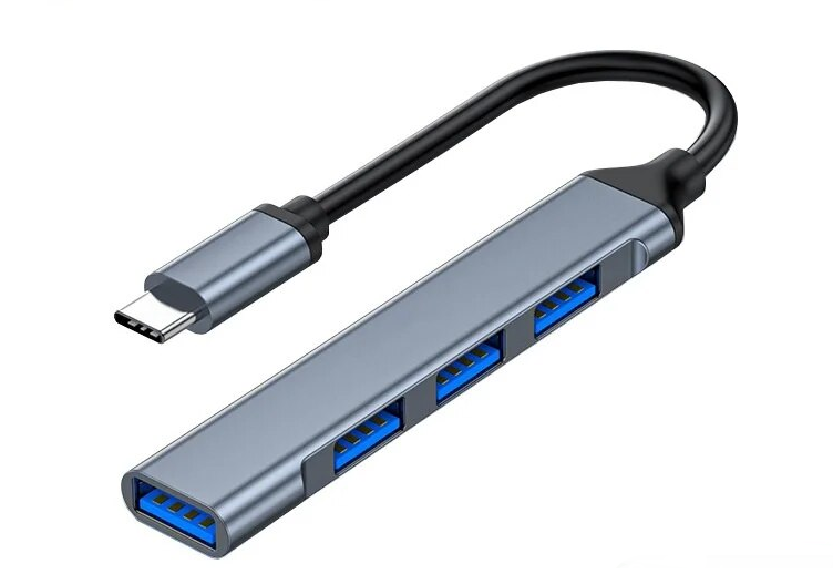 На фото изображено Переходник iNeez Slim Design USB-C Hub