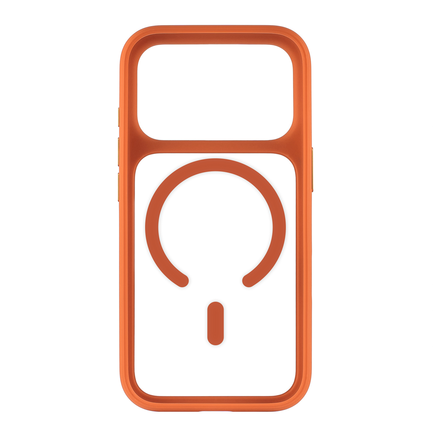 На фото изображено Чехол защитный uBear Shade Case для iPhone 17 Pro, оранжевый