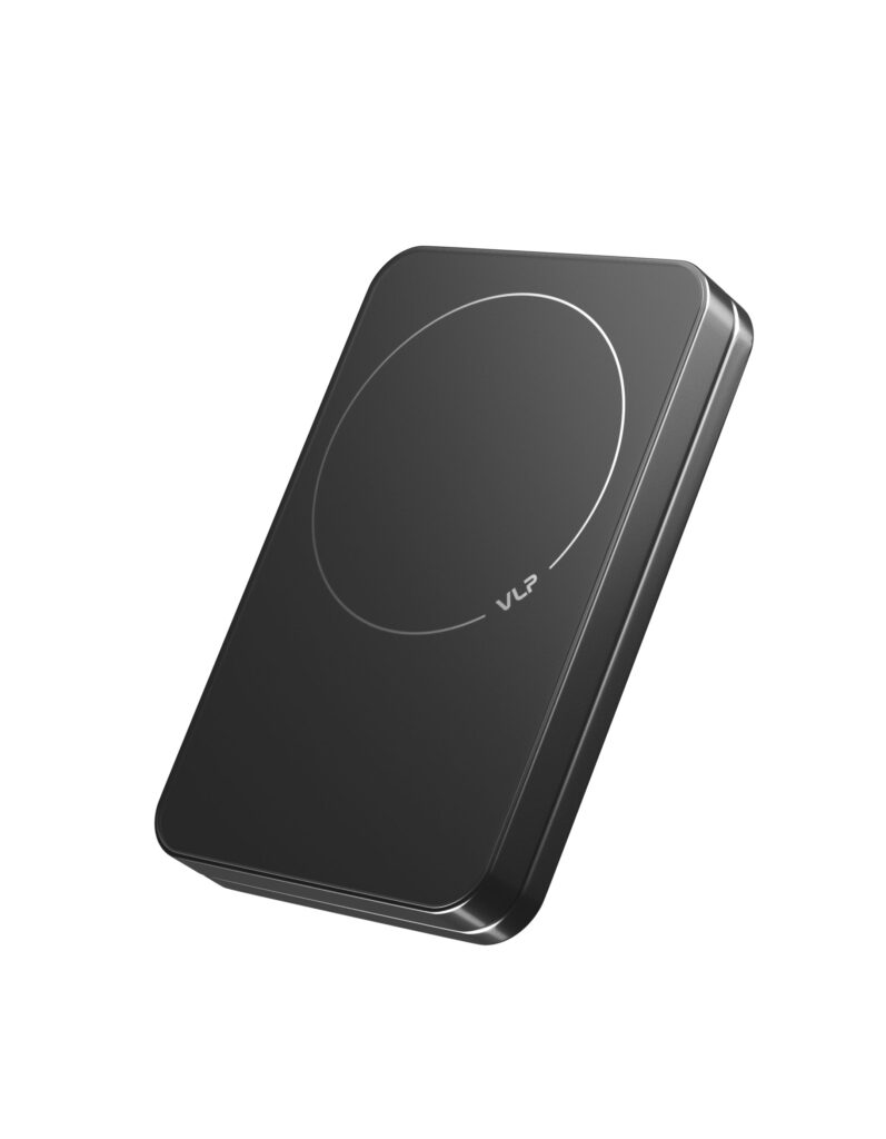 На фото изображено Внешний аккумулятор VLP Diamond Energy Pro 5000 mAh, черный