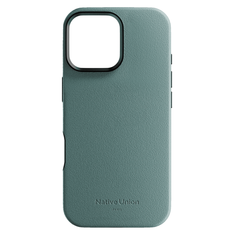 Фото Чехол Native Union Active Case MagSafe для iPhone 16 Pro Max, зелёный сланец На фото изображено Чехол Native Union Active Case MagSafe для iPhone 16 Pro Max, зелёный сланец