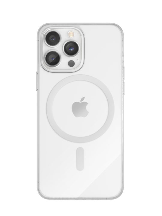 Фото Чехол защитный VLP Crystal case с MagSafe для iPhone 14 Pro, прозрачный На фото изображено Чехол защитный VLP Crystal case с MagSafe для iPhone 14 Pro, прозрачный