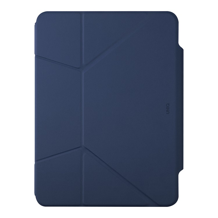 На фото изображено Чехол-подставка Uniq для iPad Pro 11/Air 10.9 Rovus Magnetic 360, синий