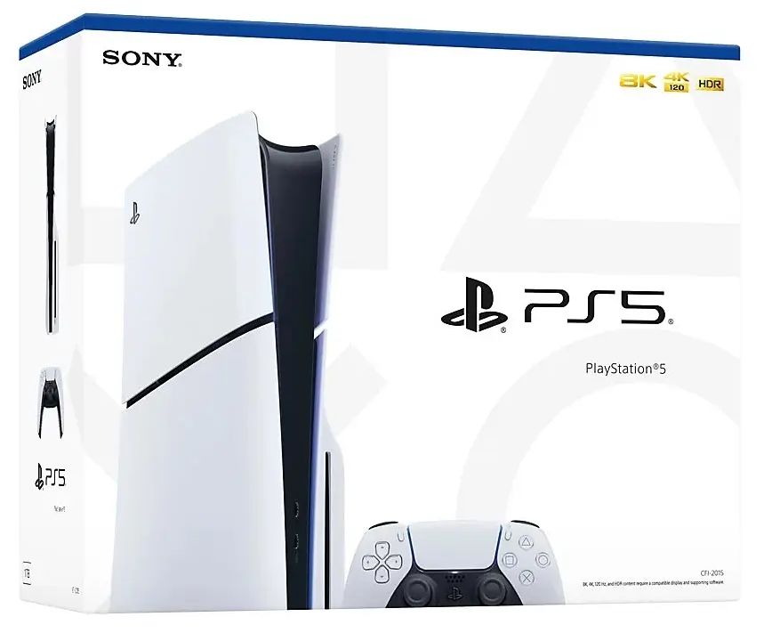 На фото изображено Игровая приставка Sony PlayStation 5 Slim с дисководом