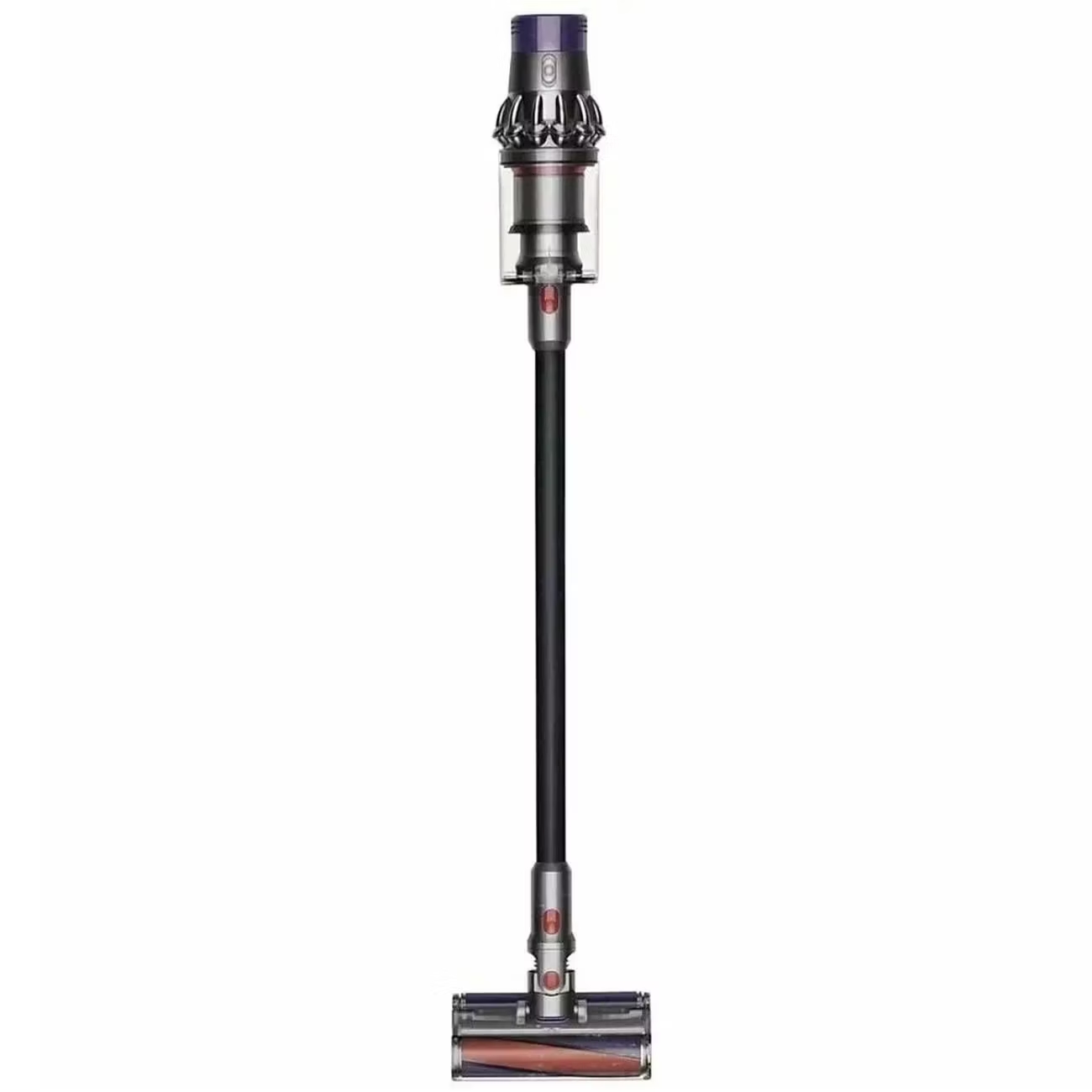 На фото изображено Dyson V10 Total Clean, Nickel/Black