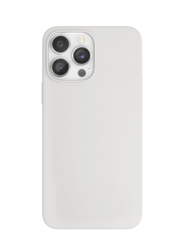 Фото Чехол защитный VLP Silicone case с MagSafe для iPhone 14 Pro Max, белый На фото изображено Чехол защитный VLP Silicone case с MagSafe для iPhone 14 Pro Max, белый
