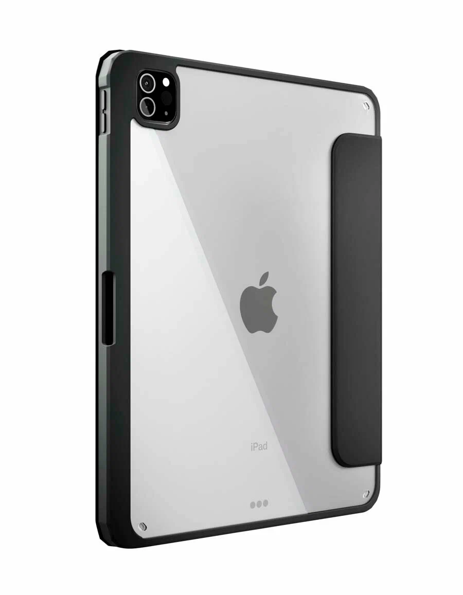 На фото изображено Защитный чехол VLP Split Folio для iPad Pro M4 11”, чёрный
