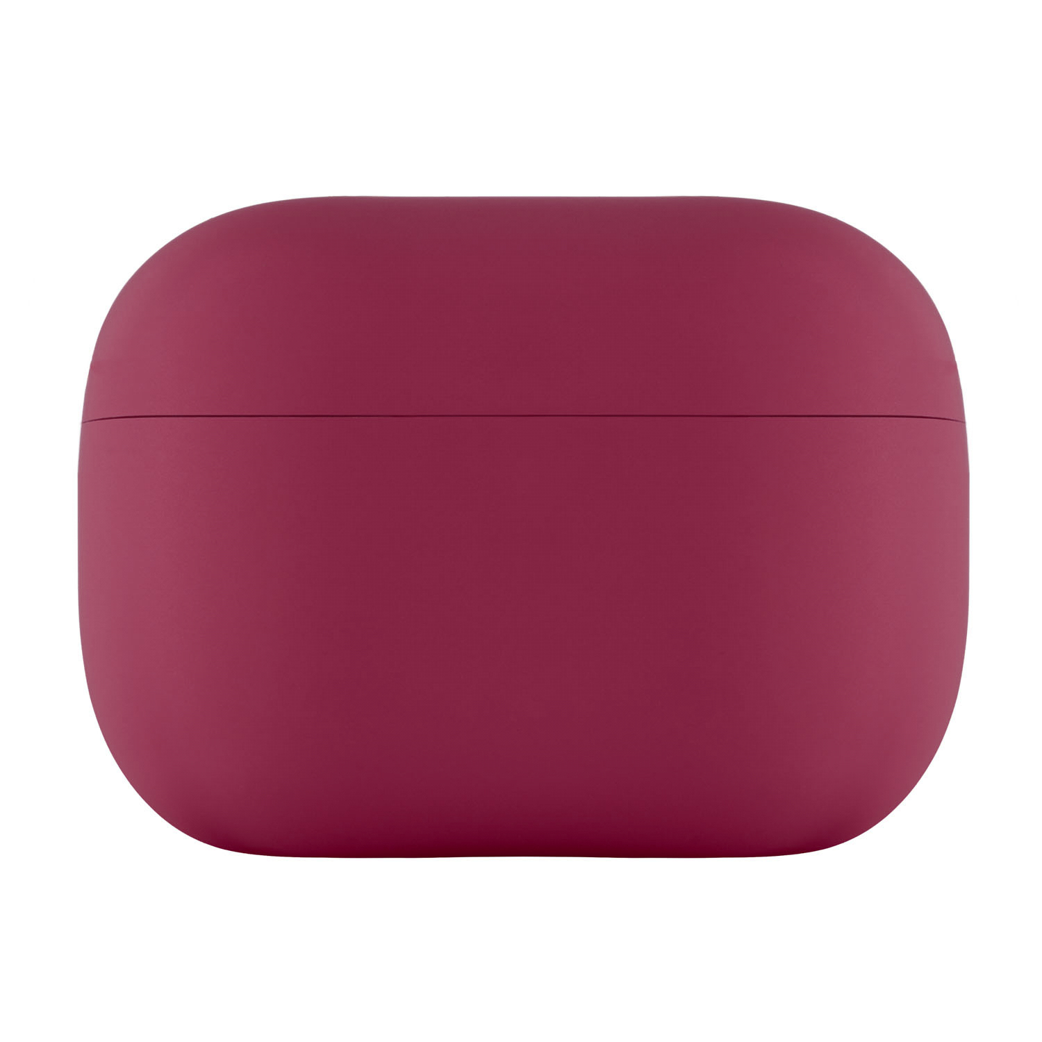 На фото изображено Ультратонкий силиконовый чехол uBear Touch Case AirPods Pro 2 / Pro, тёмно-фиолетовый