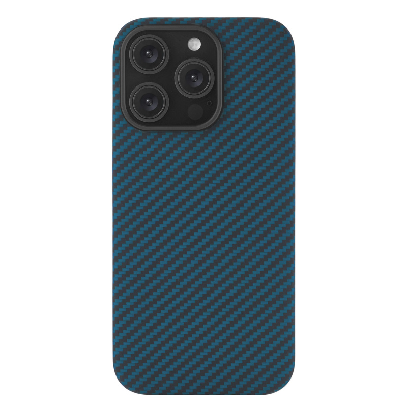 Фото Чехол защитный uBear Supreme Case для iPhone 16 Pro, ультратонкий, синий На фото изображено Чехол защитный uBear Supreme Case для iPhone 16 Pro, ультратонкий, синий