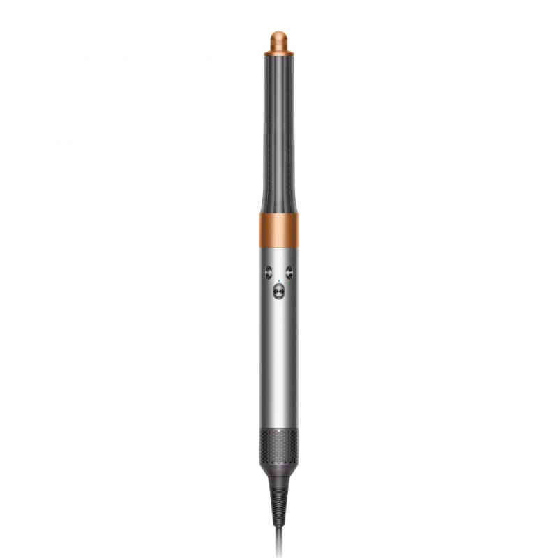 На фото изображено Стайлер Dyson Airwrap HS05 Complete Long, Nickel/Copper