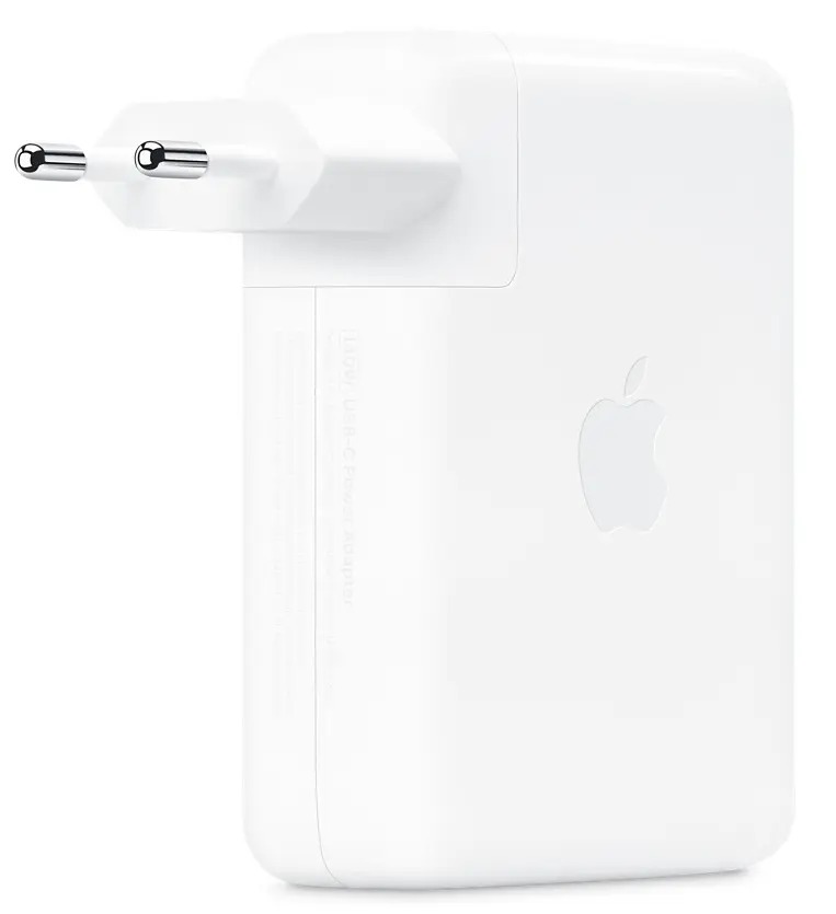 На фото изображено Сетевое зарядное устройство Apple USB-C, 140W, белый