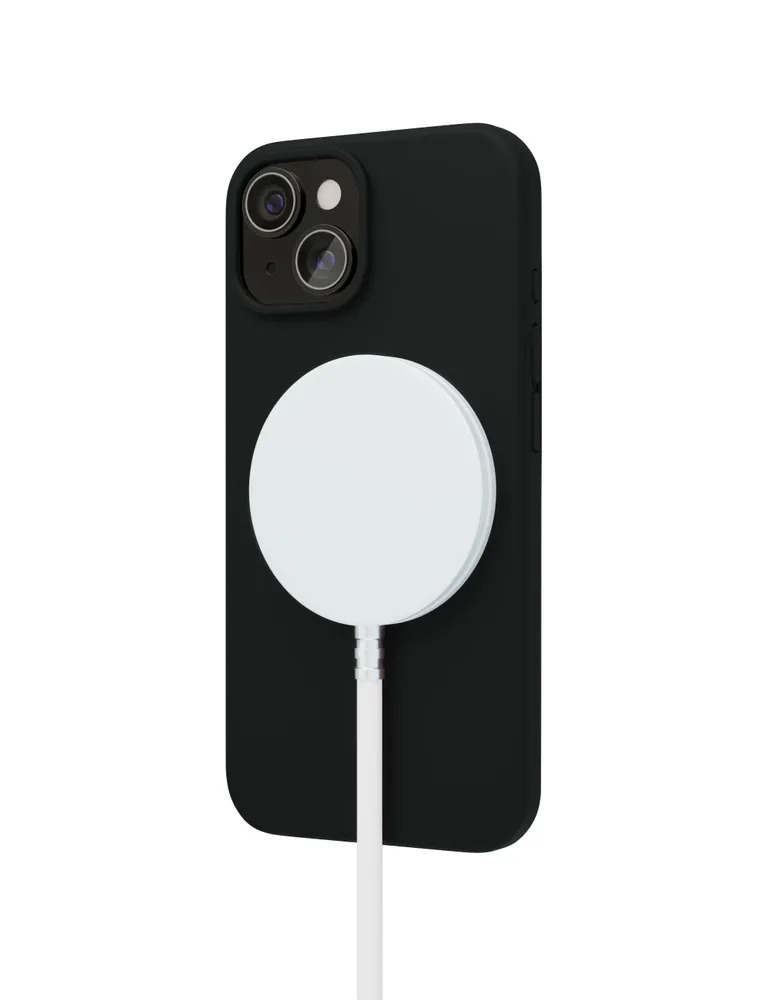 На фото изображено Чехол защитный VLP Aster Case с MagSafe для iPhone 14/15, черный