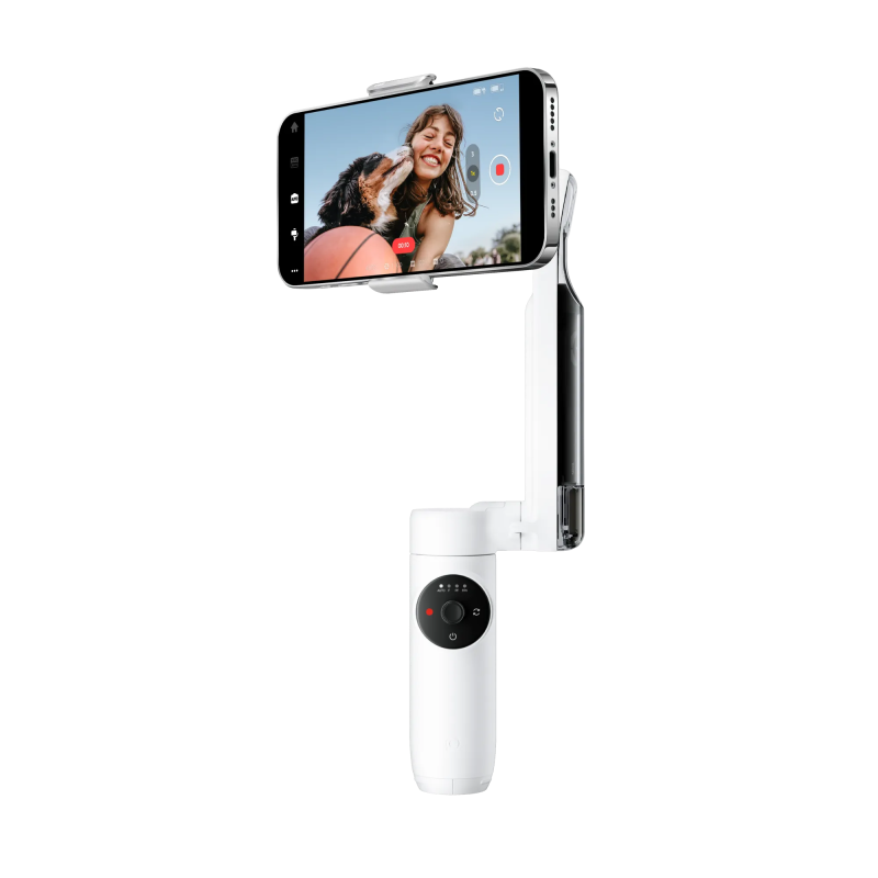 На фото изображено Стабилизатор Insta360 Flow, белый