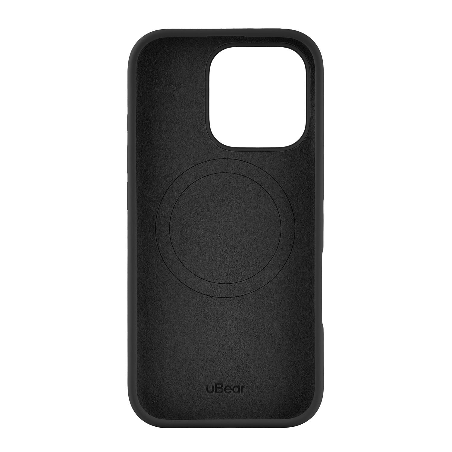 На фото изображено Чехол защитный uBear Touch Mag Case для iPhone 16 Pro, черный