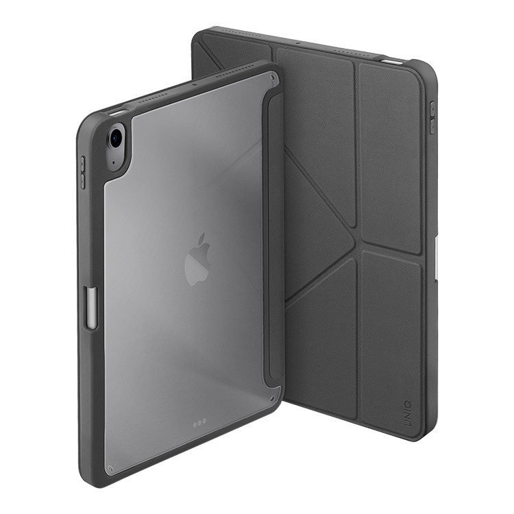 На фото изображено Чехол Uniq Moven для iPad Air 10.9, серый