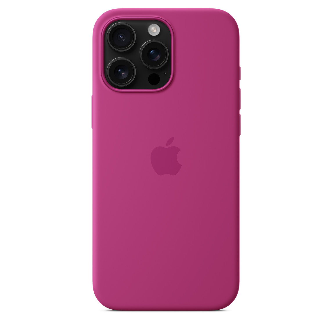 На фото изображено Чехол Apple для iPhone 16 Pro Max Silicone with MagSafe, фуксия