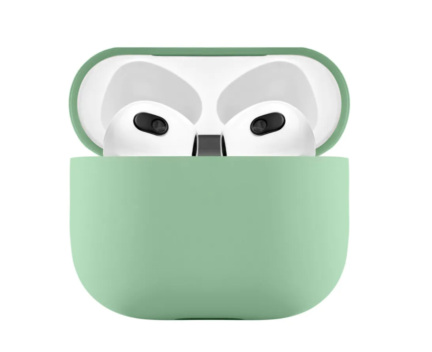 На фото изображено Защитный чехол Touch Pro для Airpods 3, усиленный, ментол