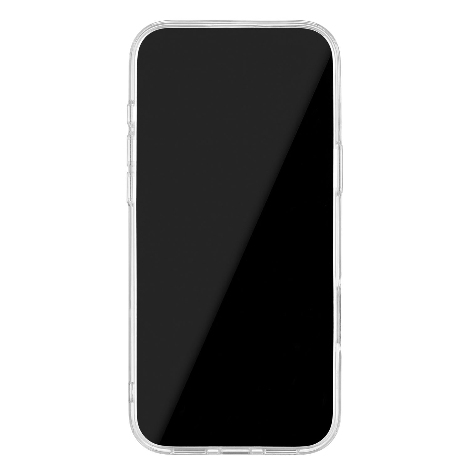 На фото изображено Чехол защитный uBear Real Case для iPhone 16 Pro Max, усиленный, прозрачный
