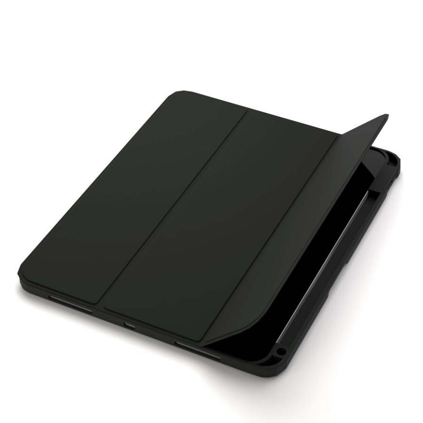 На фото изображено Защитный чехол VLP Split Folio для Apple iPad Air 11 (M2), зелёный