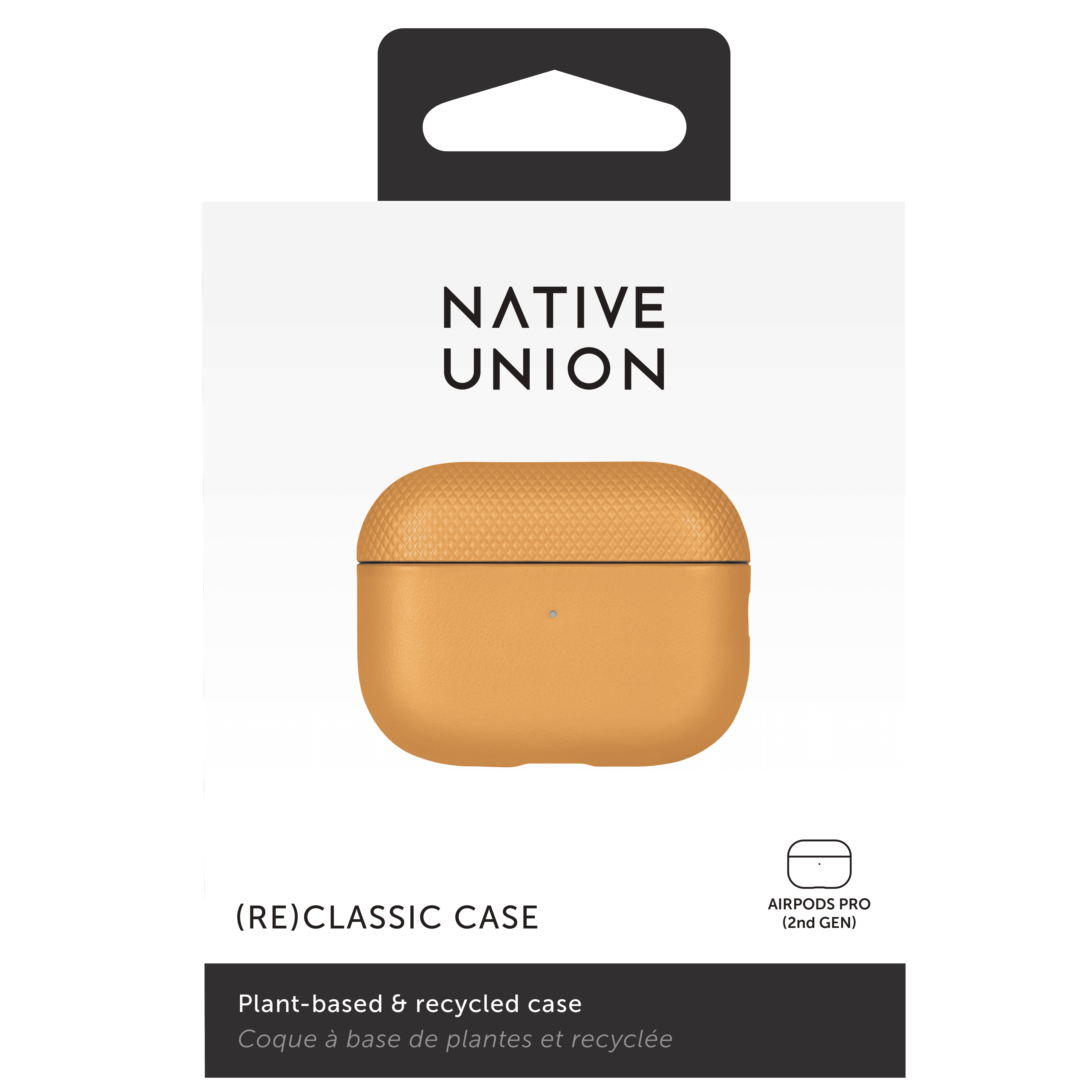 На фото изображено Чехол Native Union (Re)Classic Case для AirPods Pro 2, крафт