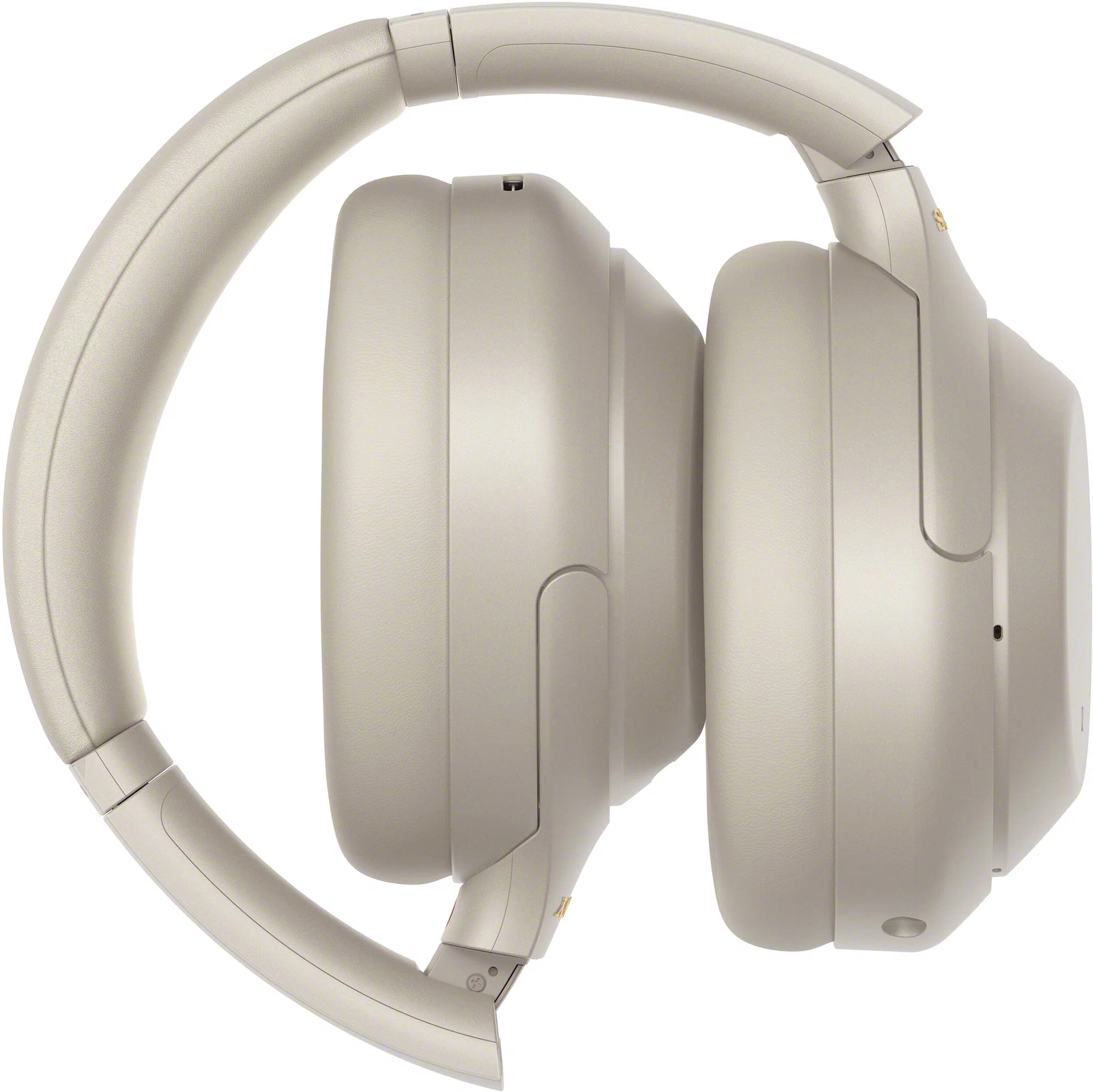 На фото изображено Беспроводные наушники Sony WH-1000XM4, Бежевый