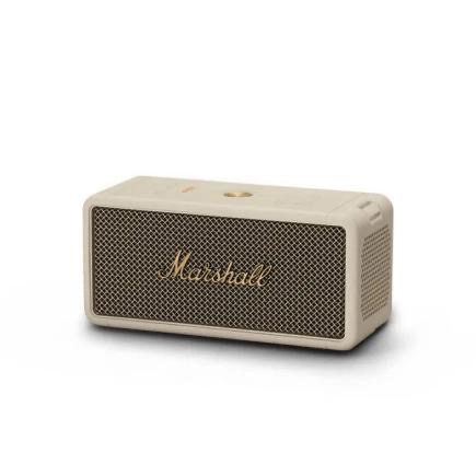 На фото изображено Портативная колонка Marshall Middleton, кремовый